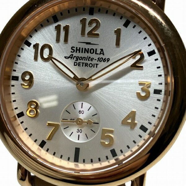 Other Shinola Runwell Stainless Steel Watch Metal Quartz S0200046 DUTY FREE for USA
