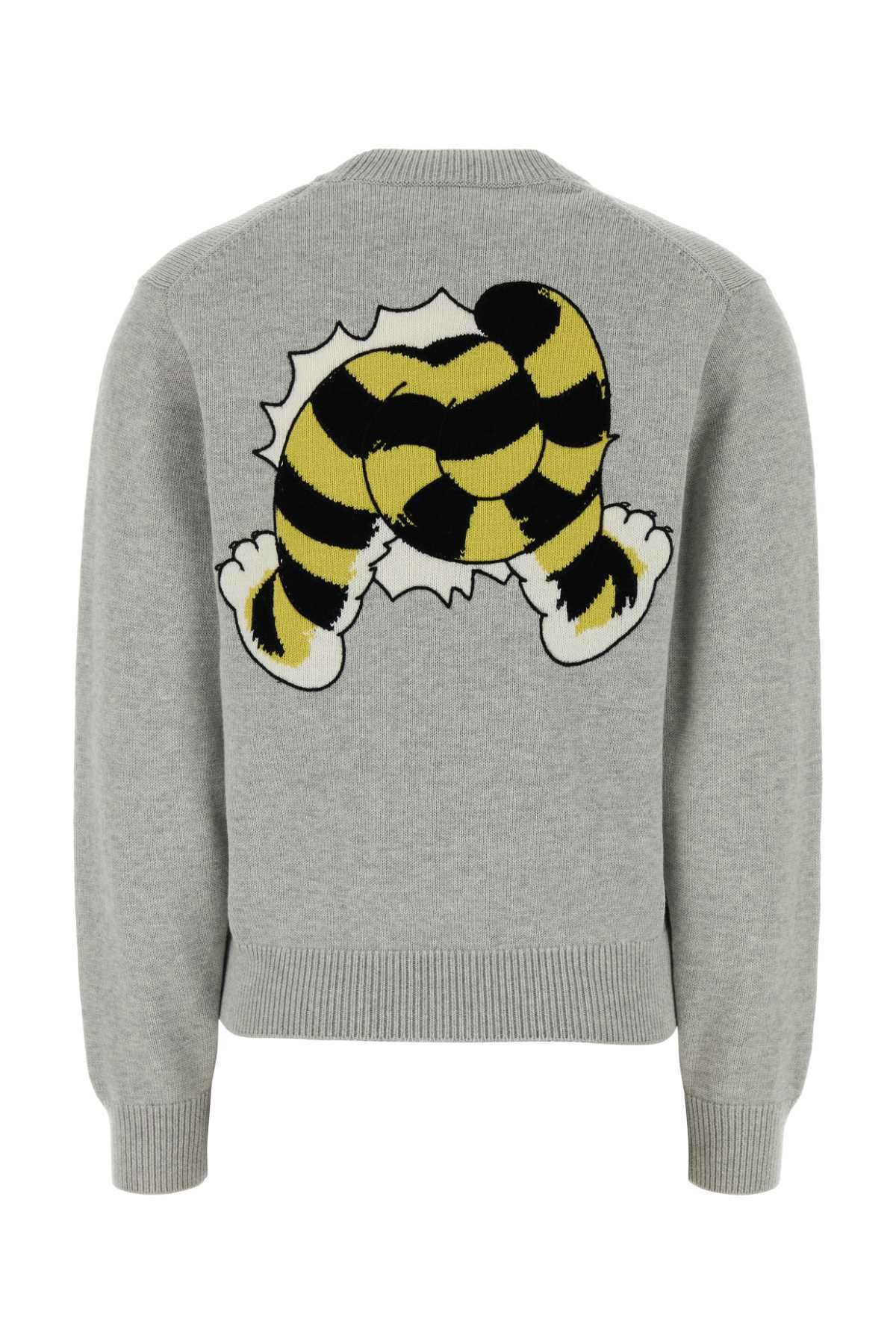 Kenzo Grey Wool Blend Sweater Size XS / US 0-2 / IT 36-38 - 2 Thumbnail
