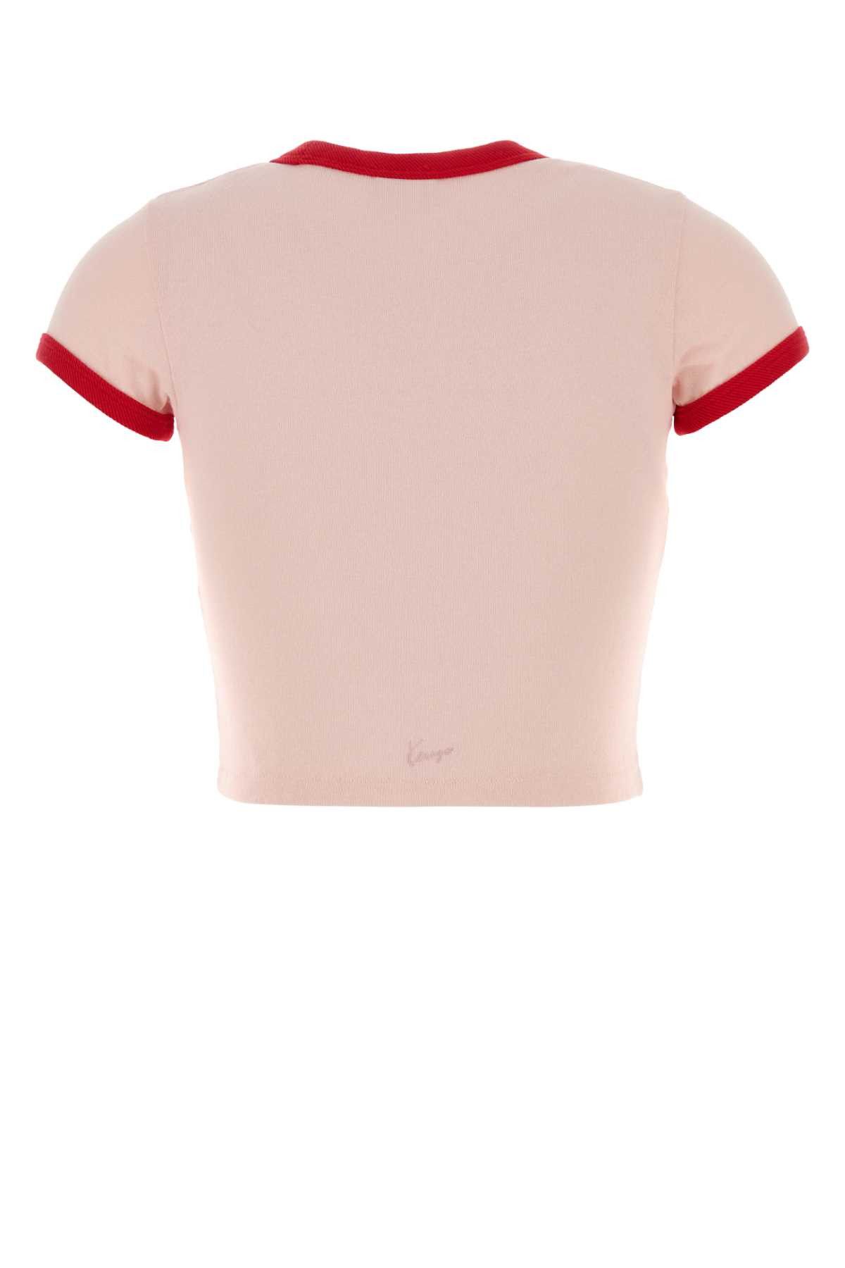 Kenzo Pink Cotton T-Shirt Size XS / US 0-2 / IT 36-38 - 2 Thumbnail