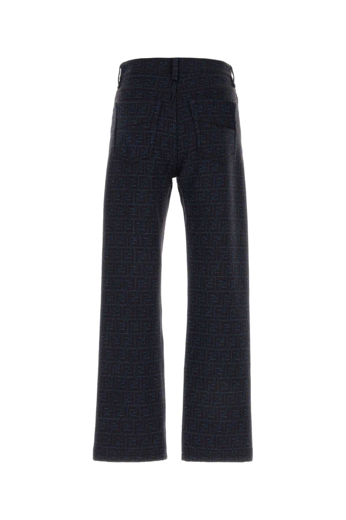 Fendi Embroidered Cotton Blend Pant Size US 33 - 2 Thumbnail
