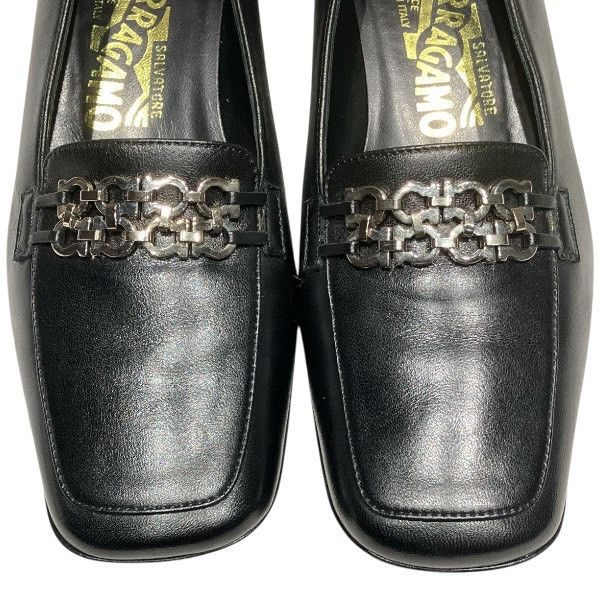 Salvatore Ferragamo Salvatore Ferragamo Salvatore Ferragamo Gancini Chain Leather Pumps Leather Shoes DUTY FREE for USA Size ONE SIZE - 9 Thumbnail