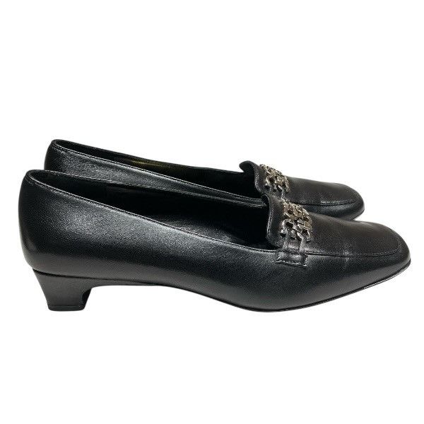 Salvatore Ferragamo Salvatore Ferragamo Salvatore Ferragamo Gancini Chain Leather Pumps Leather Shoes DUTY FREE for USA Size ONE SIZE - 2 Thumbnail