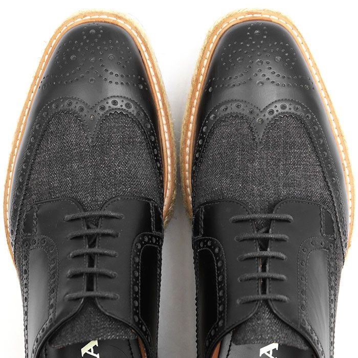 Prada Prada Prada 2EG015 Calfskin Cotton Jute Derby Shoes Leather Shoes 2EG015 DUTY FREE for USA Size ONE SIZE - 16 Thumbnail