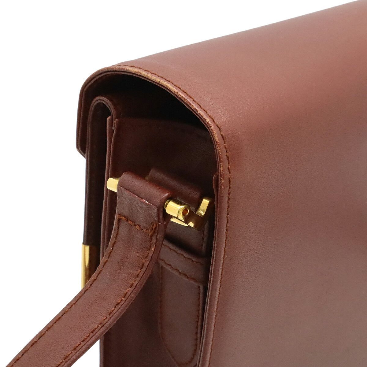 Cartier Cartier Cartier Must Line Leather Shoulder Bag Leather Crossbody Bag DUTY FREE for USA Size ONE SIZE - 4 Thumbnail