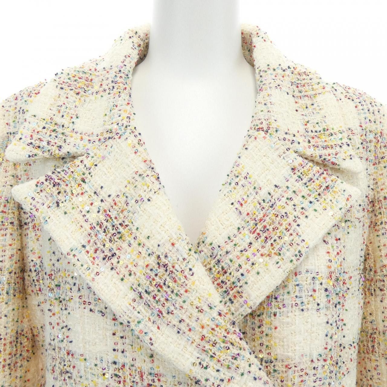 Chanel Chanel Chanel LOOK14 Unknown Material Jacket Textile Outerwear P77288V68882 DUTY FREE for USA Size ONE SIZE - 6 Thumbnail