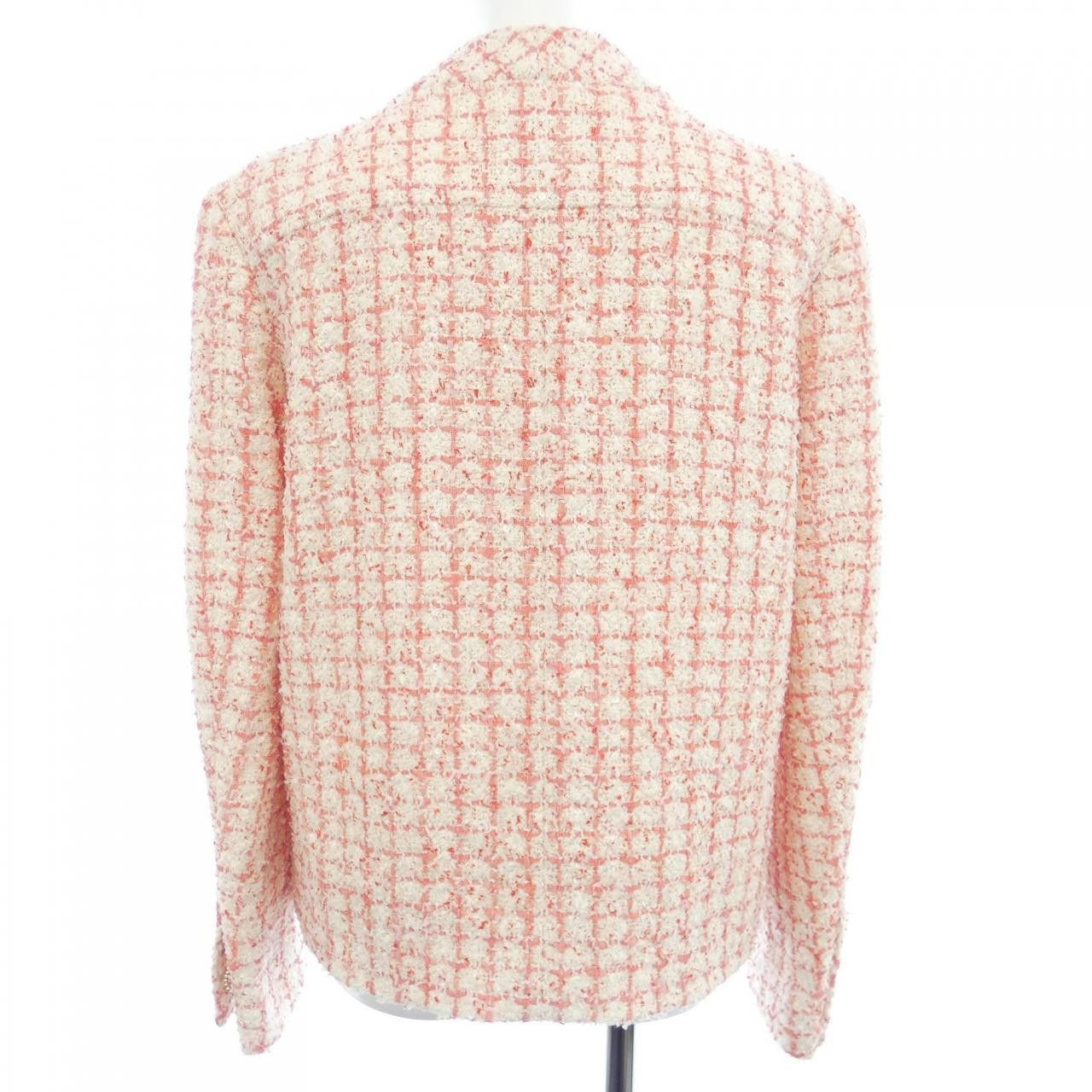 Chanel Chanel Chanel LOOK39 Collarless Jacket Textile Outerwear P76716V65900 DUTY FREE for USA Size ONE SIZE - 2 Thumbnail