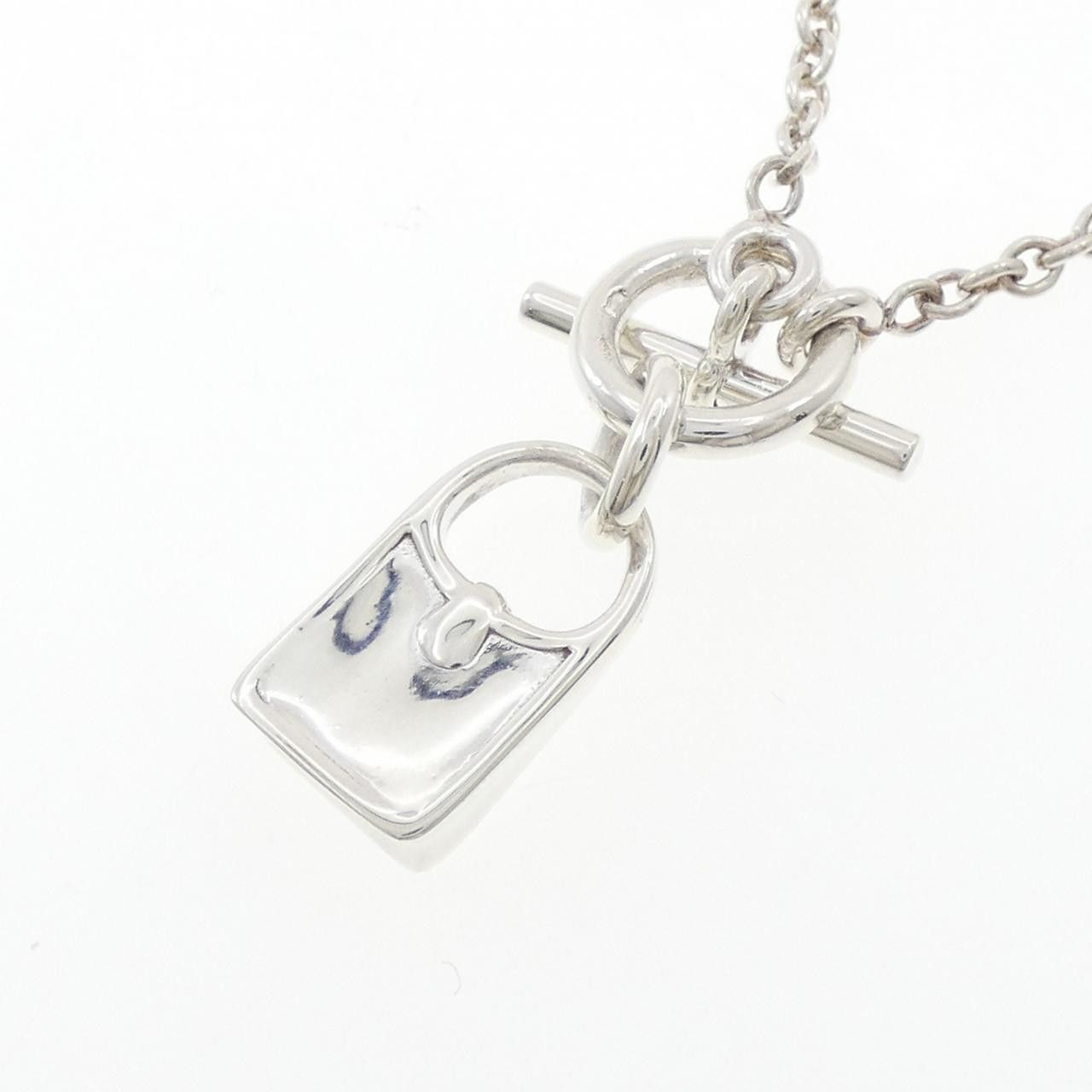 Hermes Hermes Hermès Evelyne 925 Silver Necklace Precious Metal Necklace DUTY FREE for USA Size ONE SIZE - 4 Thumbnail