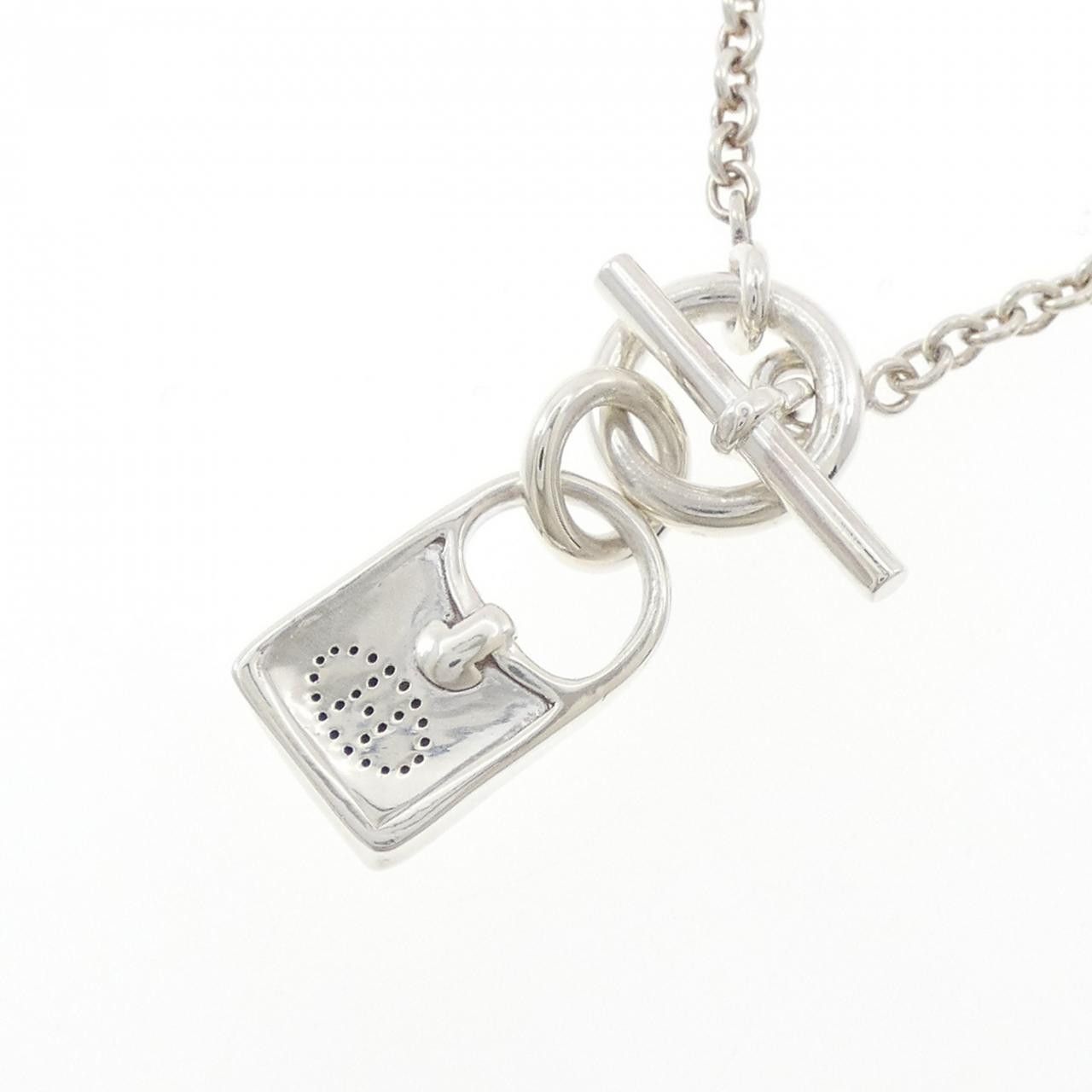 Hermes Hermes Hermès Evelyne 925 Silver Necklace Precious Metal Necklace DUTY FREE for USA Size ONE SIZE - 3 Thumbnail
