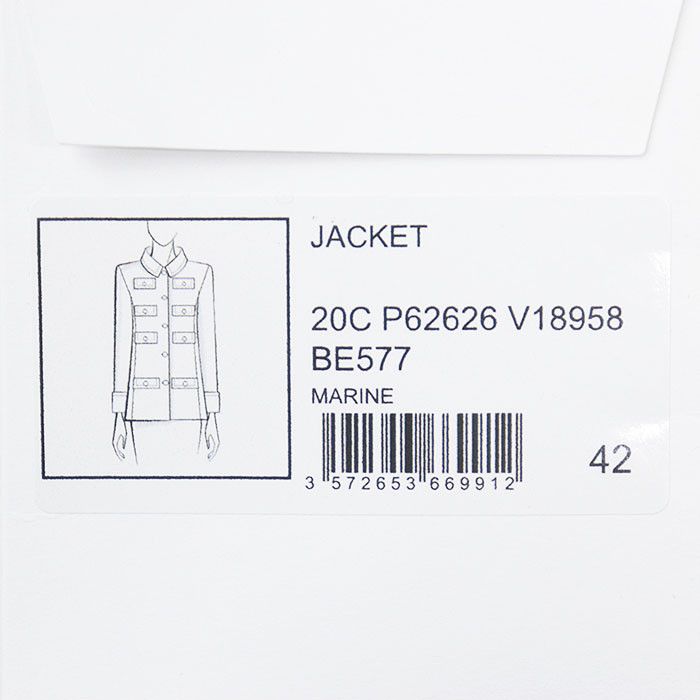 Chanel Chanel Chanel 20C P62626 Cotton Tweed Jacket Textile Outerwear P62626 DUTY FREE for USA Size ONE SIZE - 10 Thumbnail