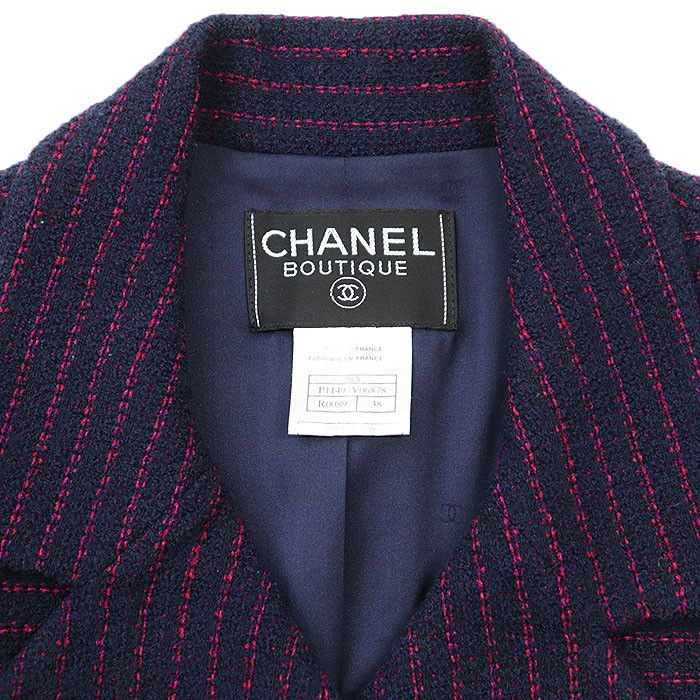 Chanel Chanel Chanel BOUTIQUE Wool Nylon Jacket Textile Outerwear 98A P11497 DUTY FREE for USA Size ONE SIZE - 8 Thumbnail