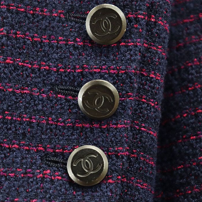 Chanel Chanel Chanel BOUTIQUE Wool Nylon Jacket Textile Outerwear 98A P11497 DUTY FREE for USA Size ONE SIZE - 12 Thumbnail