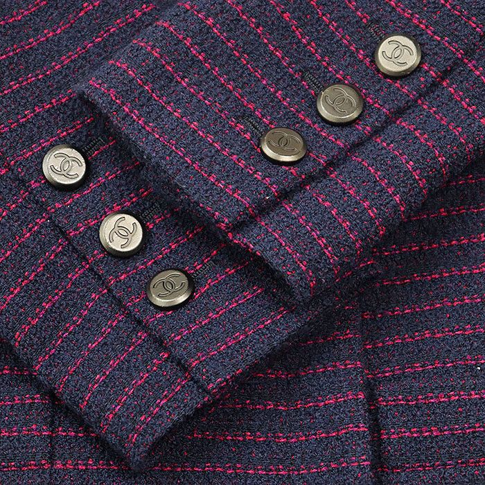 Chanel Chanel Chanel BOUTIQUE Wool Nylon Jacket Textile Outerwear 98A P11497 DUTY FREE for USA Size ONE SIZE - 9 Thumbnail
