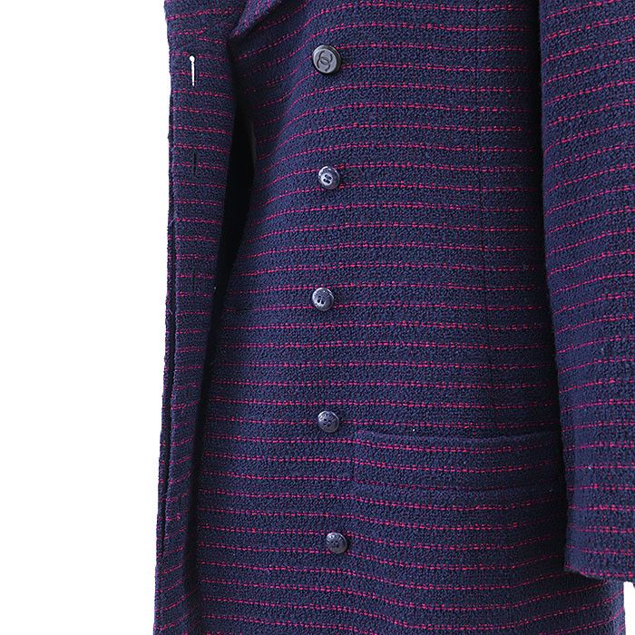 Chanel Chanel Chanel BOUTIQUE Wool Nylon Jacket Textile Outerwear 98A P11497 DUTY FREE for USA Size ONE SIZE - 11 Thumbnail