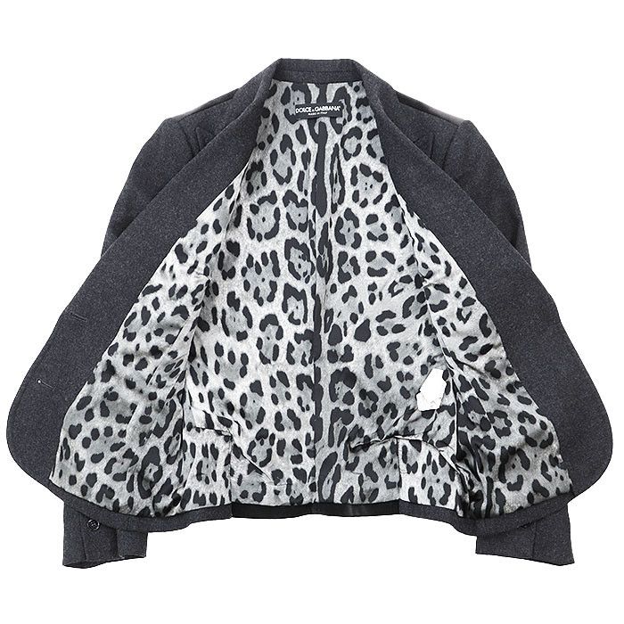 Dolce & Gabbana Dolce & Gabbana Dolce&Gabbana Wool Flannel Tailored Jacket Textile Outerwear DUTY FREE for USA Size ONE SIZE - 8 Thumbnail