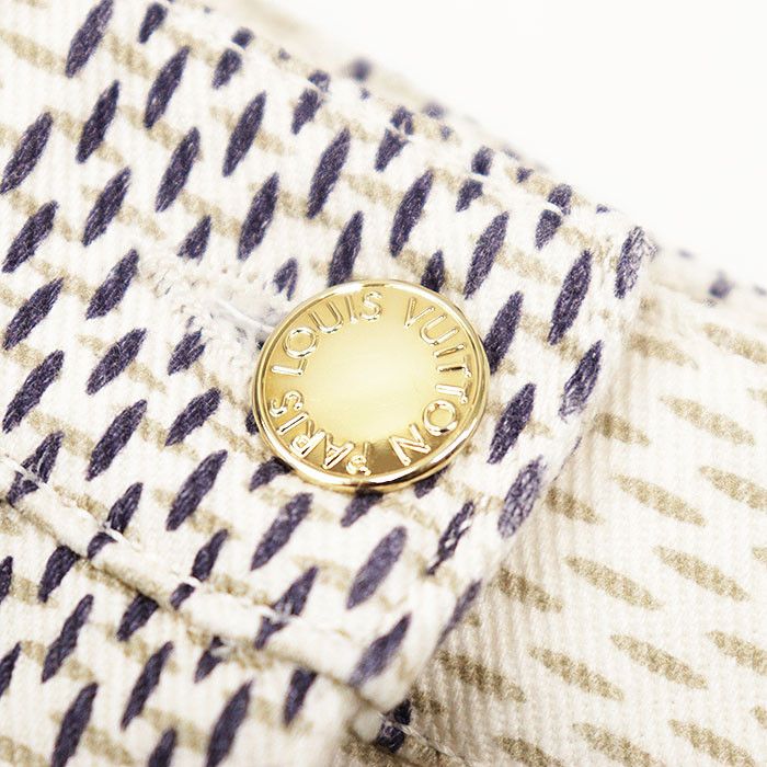 Louis Vuitton Louis Vuitton Louis Vuitton Damier Azur Cotton Skirt Textile Skirts DUTY FREE for USA Size ONE SIZE - 4 Thumbnail