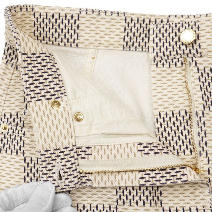 Louis Vuitton Louis Vuitton Louis Vuitton Damier Azur Cotton Skirt Textile Skirts DUTY FREE for USA Size ONE SIZE - 8 Thumbnail