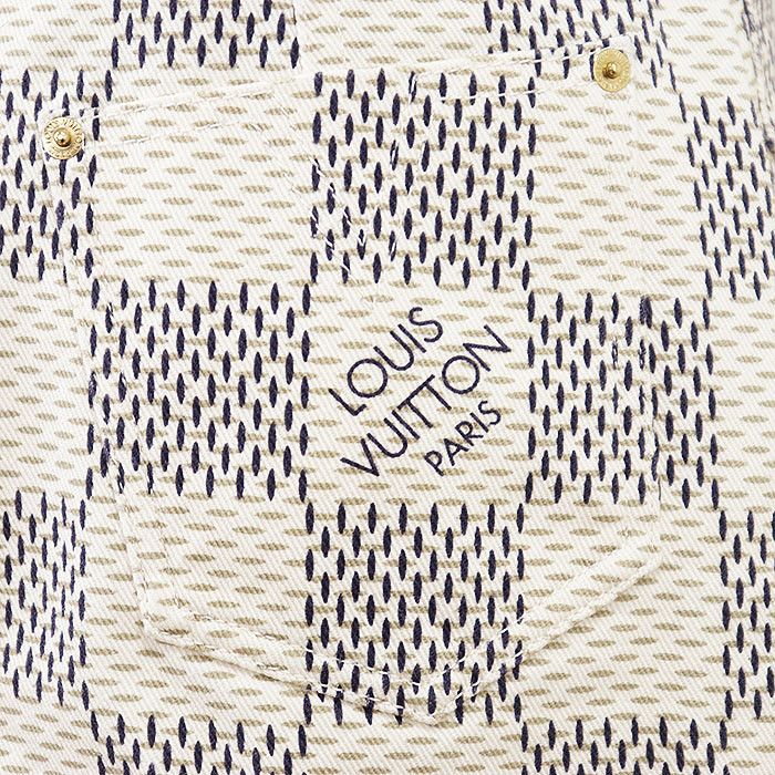 Louis Vuitton Louis Vuitton Louis Vuitton Damier Azur Cotton Skirt Textile Skirts DUTY FREE for USA Size ONE SIZE - 12 Thumbnail