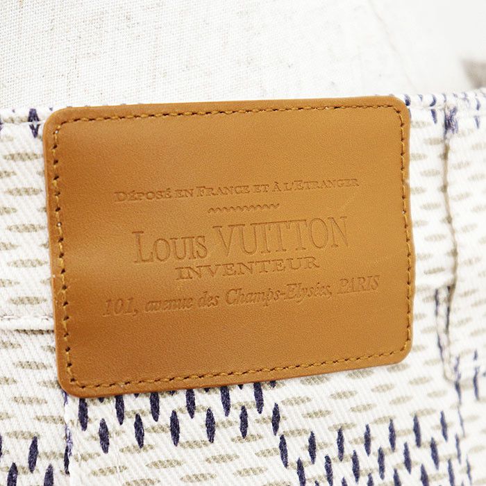 Louis Vuitton Louis Vuitton Louis Vuitton Damier Azur Cotton Skirt Textile Skirts DUTY FREE for USA Size ONE SIZE - 6 Thumbnail