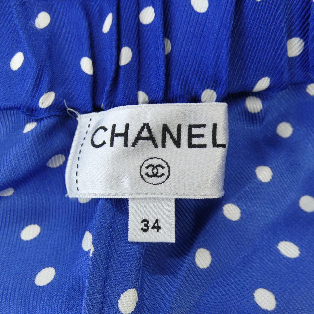 Chanel Chanel Chanel LOOK61 100% Silk Shorts Textile Shorts P76702V68667 DUTY FREE for USA Size ONE SIZE - 4 Thumbnail