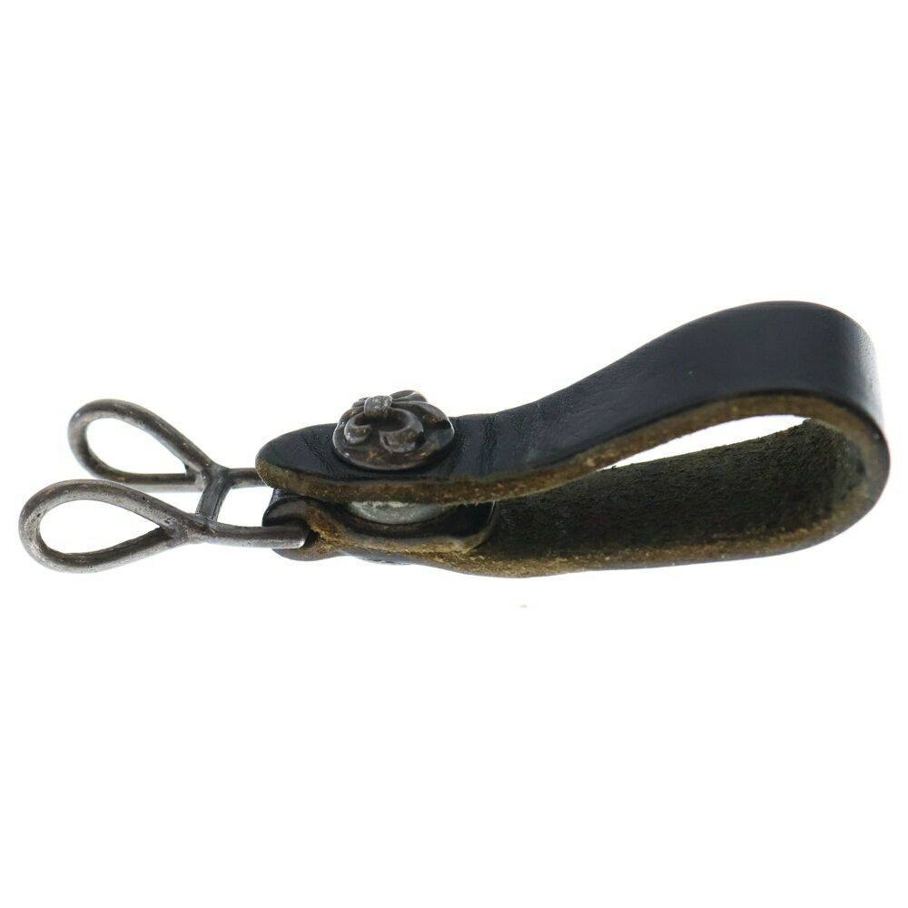 Chrome Hearts Chrome Hearts Belt Loop BS Flared Button Leather Silverblack Size ONE SIZE - 3 Thumbnail