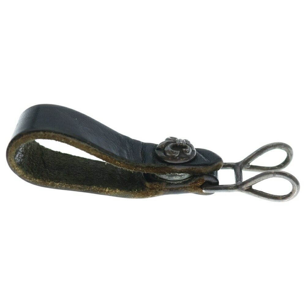 Chrome Hearts Chrome Hearts Belt Loop BS Flared Button Leather Silverblack Size ONE SIZE - 4 Thumbnail