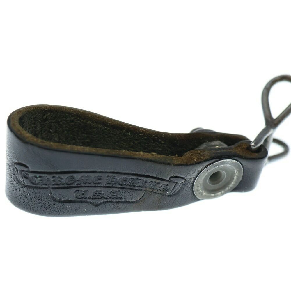Chrome Hearts Chrome Hearts Belt Loop BS Flared Button Leather Silverblack Size ONE SIZE - 5 Thumbnail