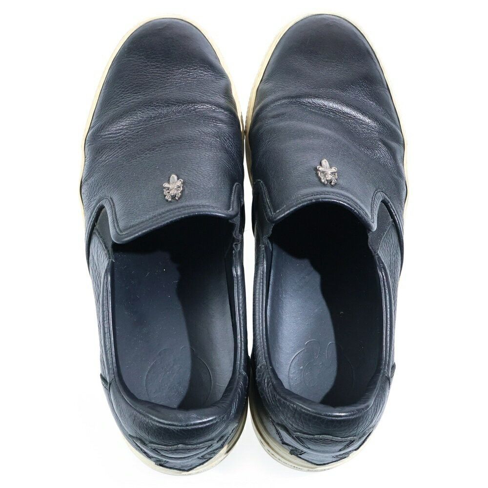 Chrome Hearts Chrome Hearts Slip On CH Plus Leather Patch Dagger Slip ...
