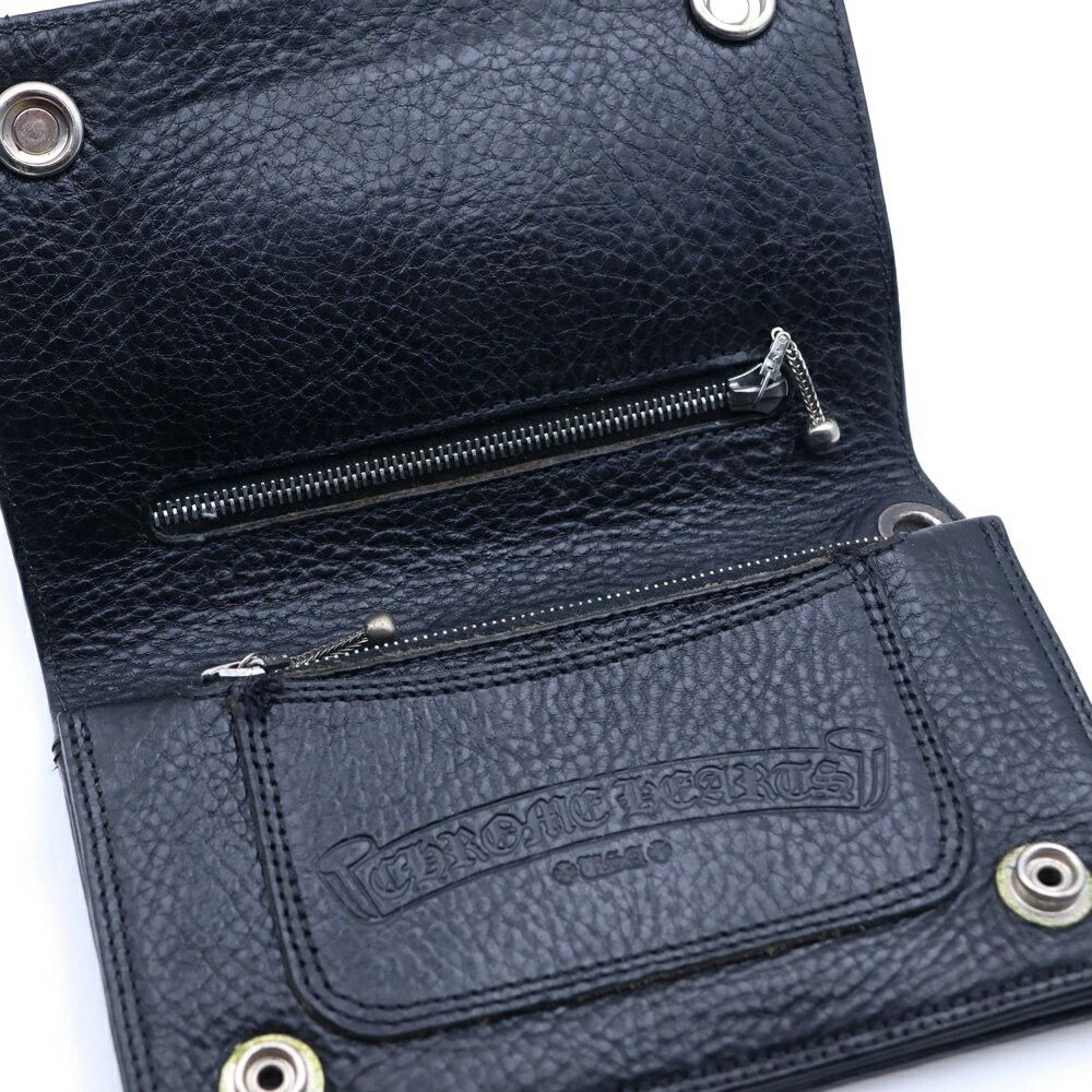 Chrome Hearts Chrome Hearts 2-zip Cross Ball Button Leather Wallet Size ONE SIZE - 5 Thumbnail