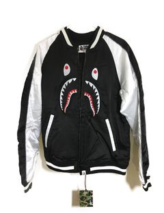 Bape Souvenir Shark Jacket | Grailed