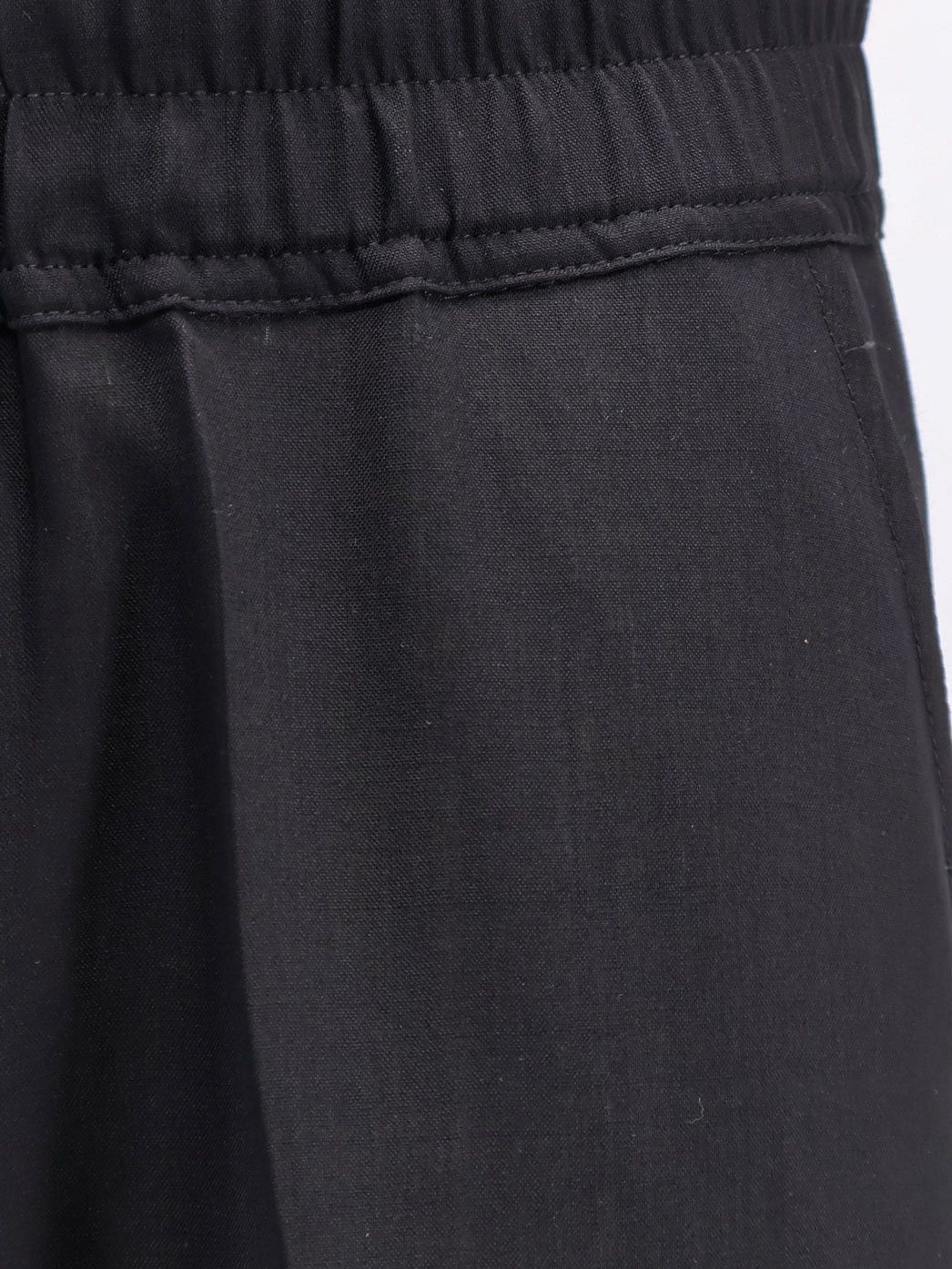 Drawstring Long certified virgin wool trousers IT 50 - USA Tariffs Included