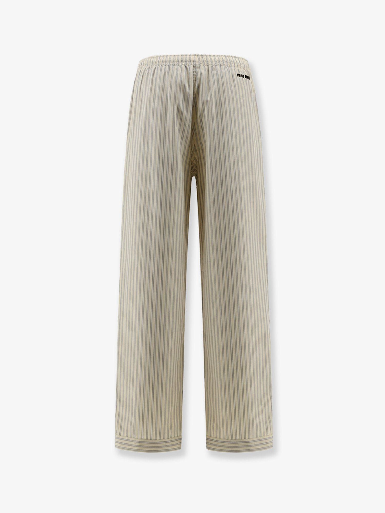 Miu Miu Miu Miu Striped cotton pajama pants Tag Size IT 38 Women - USA Tariffs Included Size 26" / US 2 / IT 38 - 2 Thumbnail