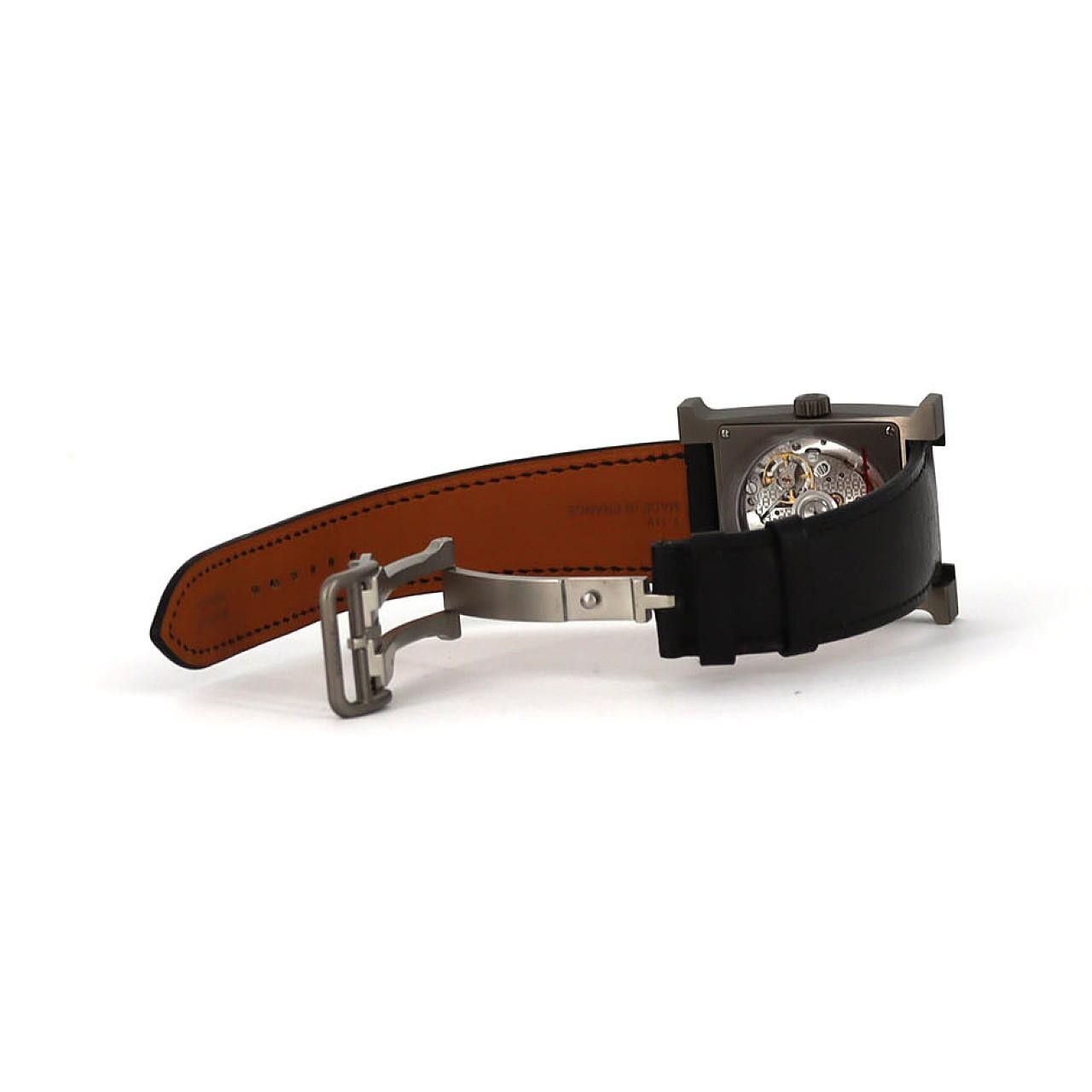 Hermes Hermes Hermès H Watch TI Titanium Metal Automatic DUTY FREE for USA Size ONE SIZE - 6 Thumbnail