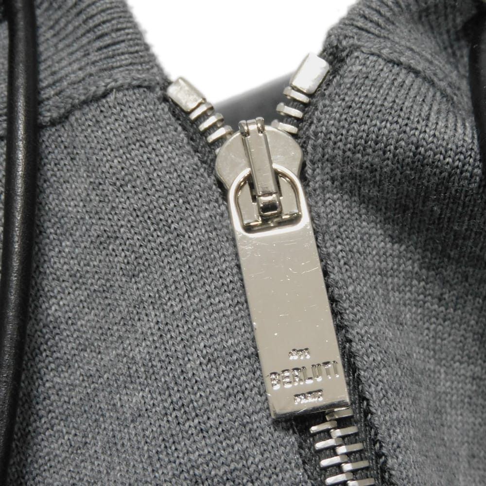 Berluti Berluti Berluti Double Face Scritto Wool Hoodie Textile Sweatshirts & Hoodies R17KHL79YAEP DUTY FREE for USA Size ONE SIZE - 8 Thumbnail