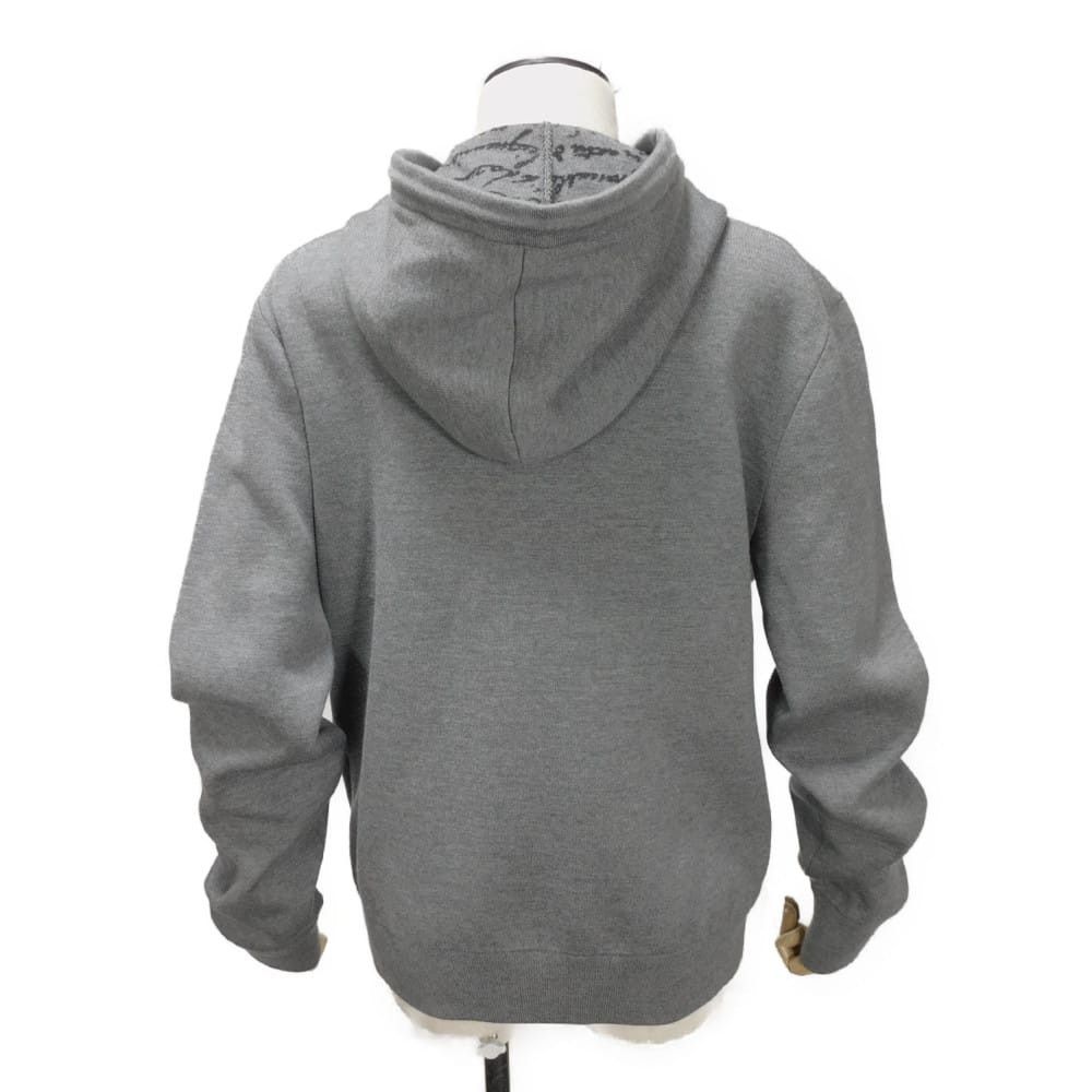 Berluti Berluti Berluti Double Face Scritto Wool Hoodie Textile Sweatshirts & Hoodies R17KHL79YAEP DUTY FREE for USA Size ONE SIZE - 4 Thumbnail