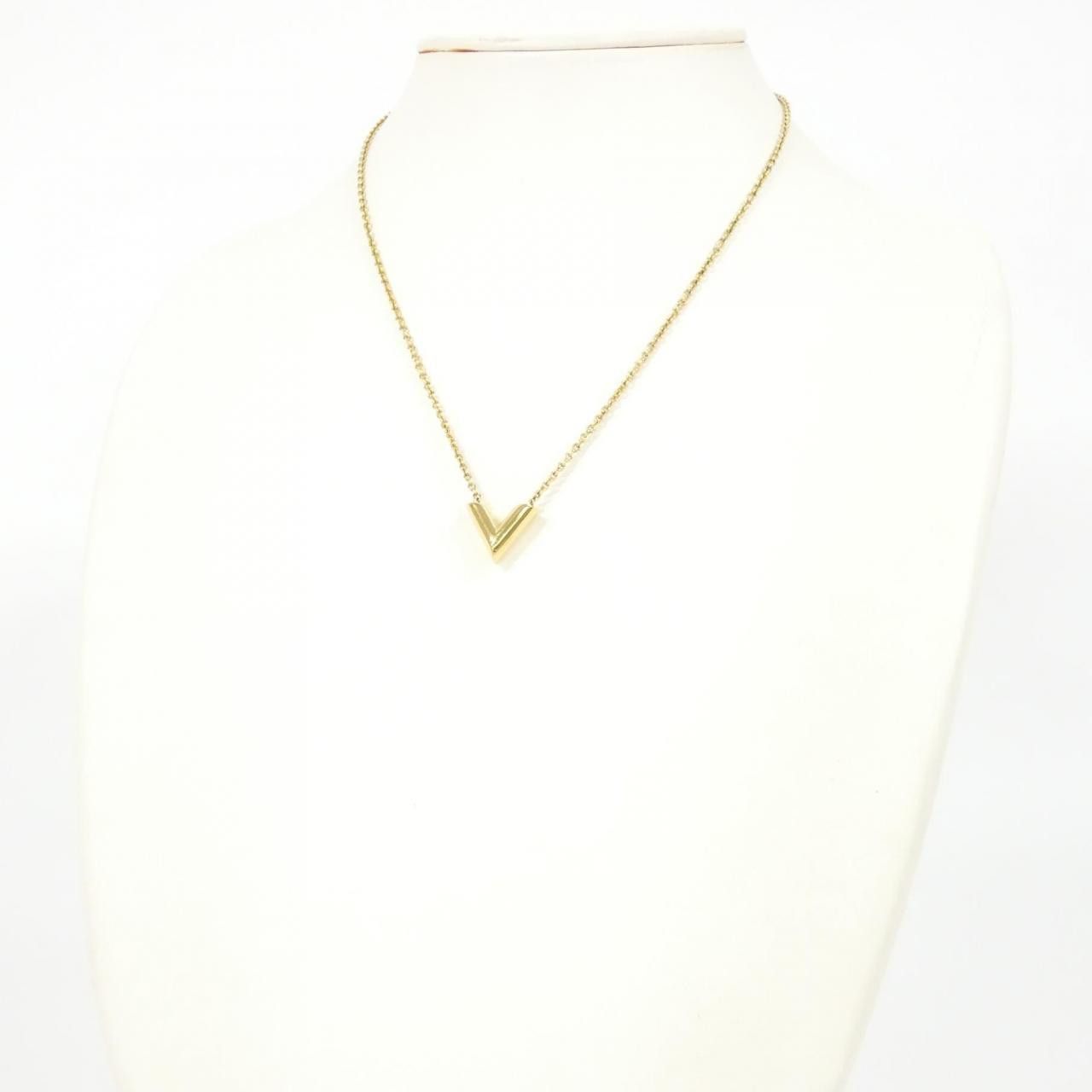 Louis Vuitton Louis Vuitton Louis Vuitton Essential V Necklace Metal Necklace M61083 DUTY FREE for USA Size ONE SIZE - 5 Thumbnail