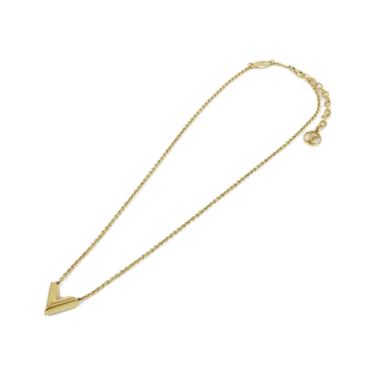 Louis Vuitton Louis Vuitton Louis Vuitton Essential V Necklace Metal Necklace M61083 DUTY FREE for USA Size ONE SIZE - 2 Thumbnail