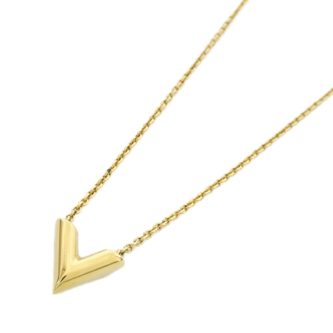 Louis Vuitton Louis Vuitton Louis Vuitton Essential V Necklace Metal Necklace M61083 DUTY FREE for USA Size ONE SIZE - 3 Thumbnail
