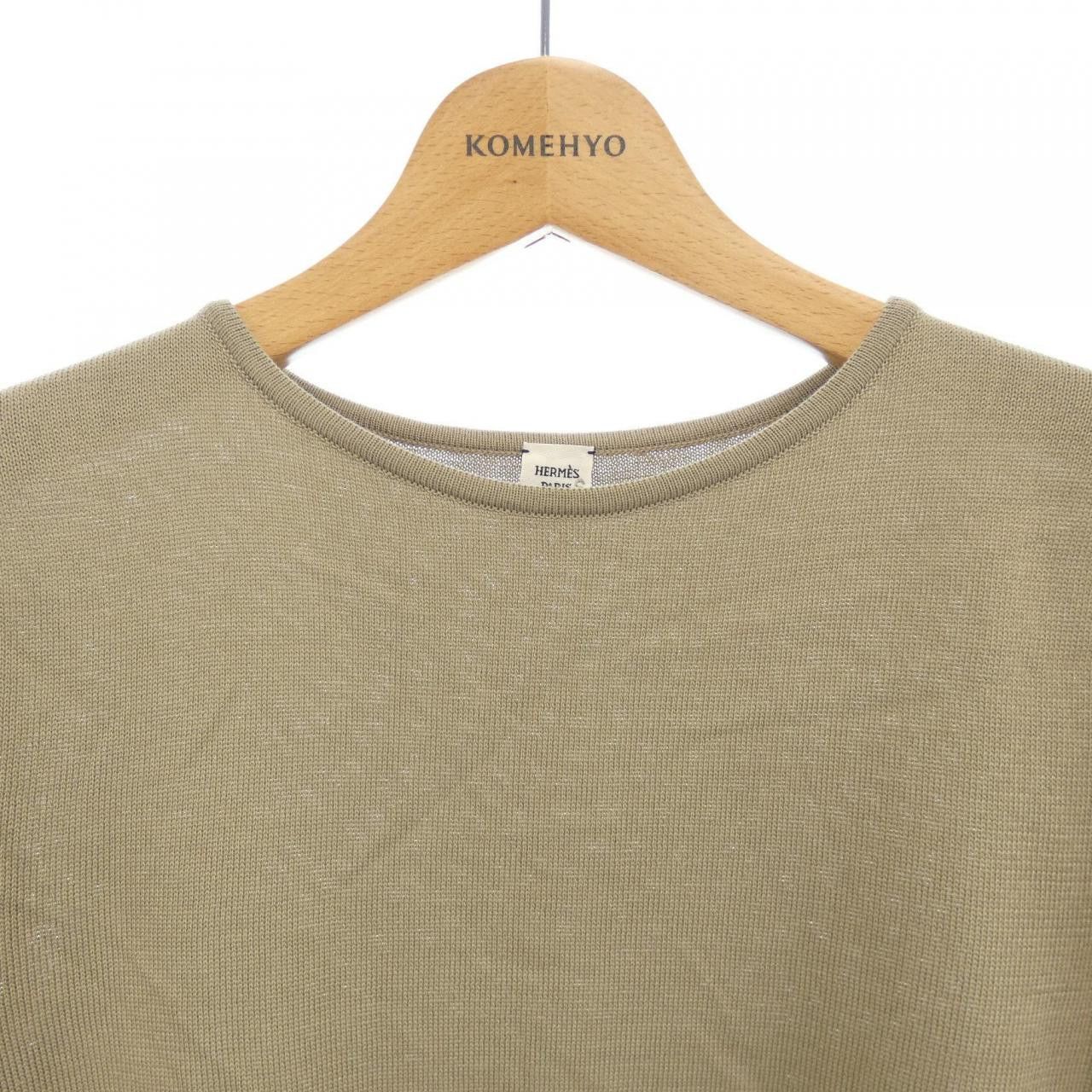 Hermes Hermes Hermes 66-7713 Silk Knit 36 Textile Tops DUTY FREE for USA Size ONE SIZE - 5 Thumbnail