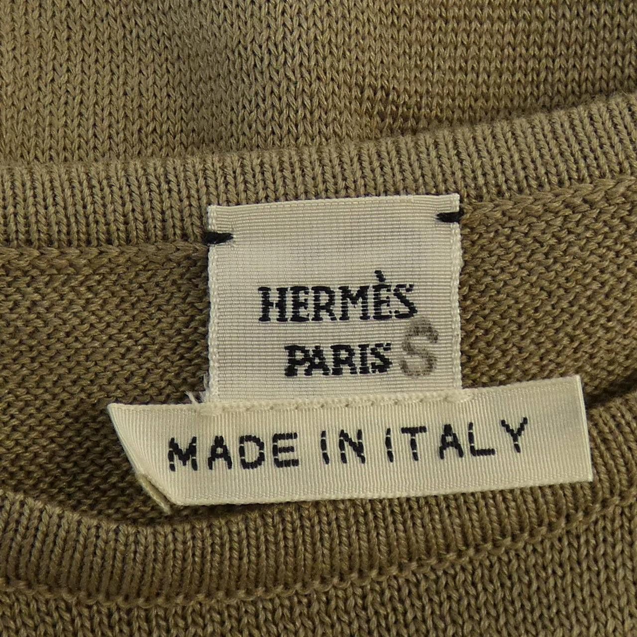 Hermes Hermes Hermes 66-7713 Silk Knit 36 Textile Tops DUTY FREE for USA Size ONE SIZE - 4 Thumbnail