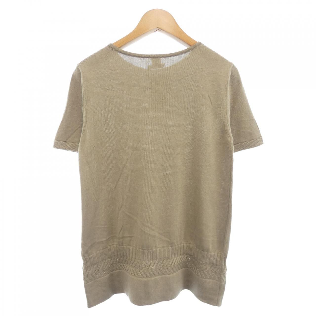 Hermes Hermes Hermes 66-7713 Silk Knit 36 Textile Tops DUTY FREE for USA Size ONE SIZE - 2 Thumbnail