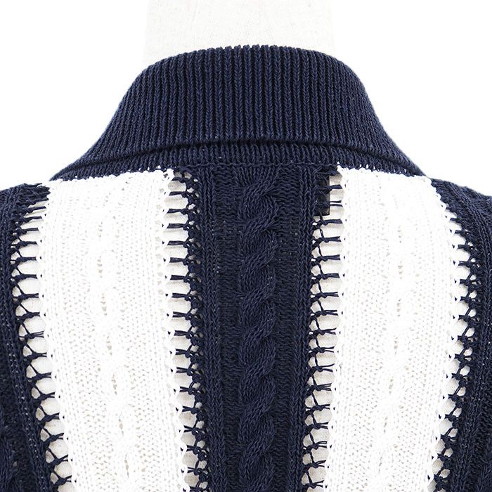 Chanel Chanel Chanel P74635 Cotton Knit Cardigan Jacket Textile Tops P74635 DUTY FREE for USA Size ONE SIZE - 7 Thumbnail