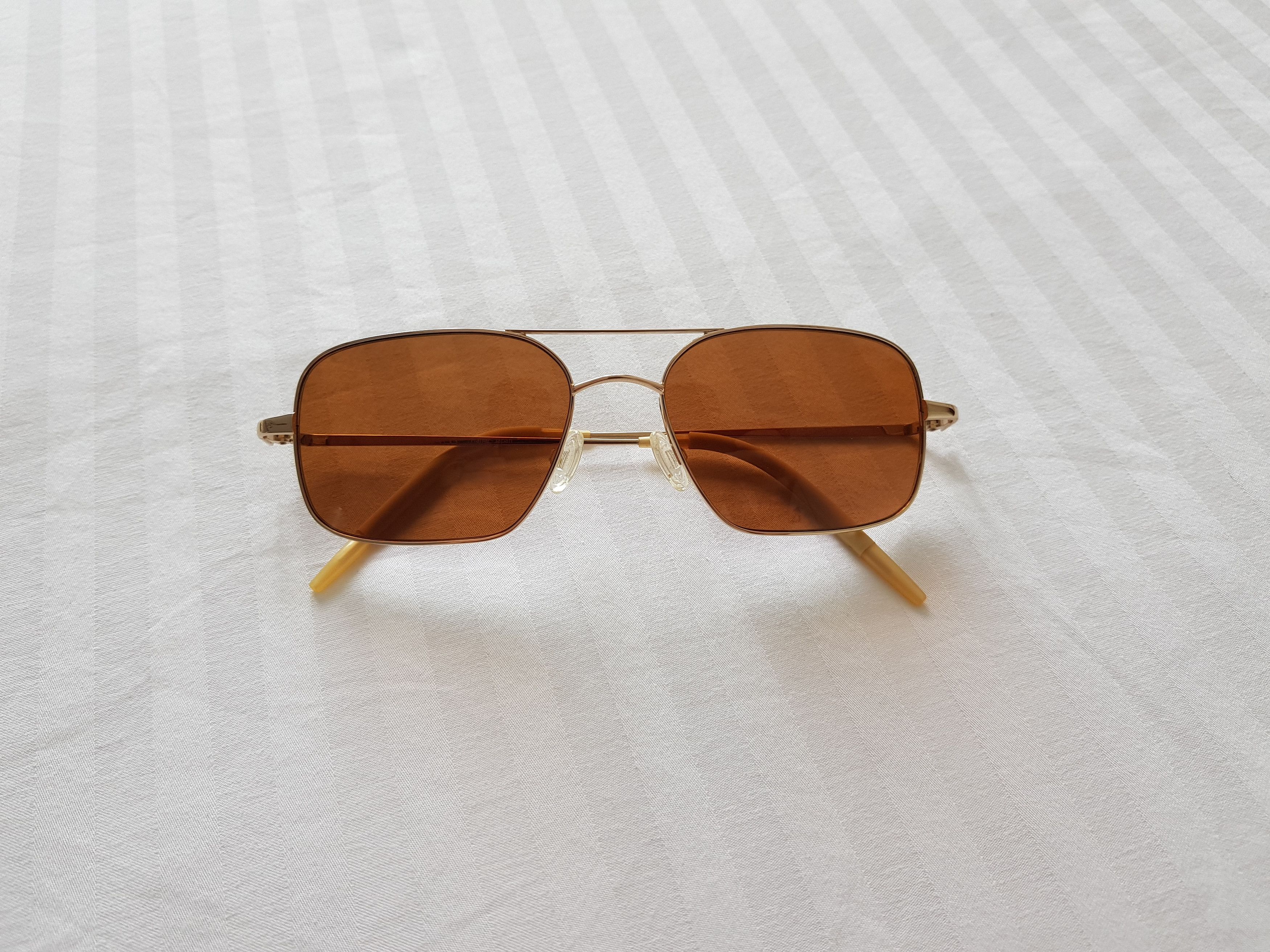 Oliver peoples victory 55 cognac lenses gold frame hotsell