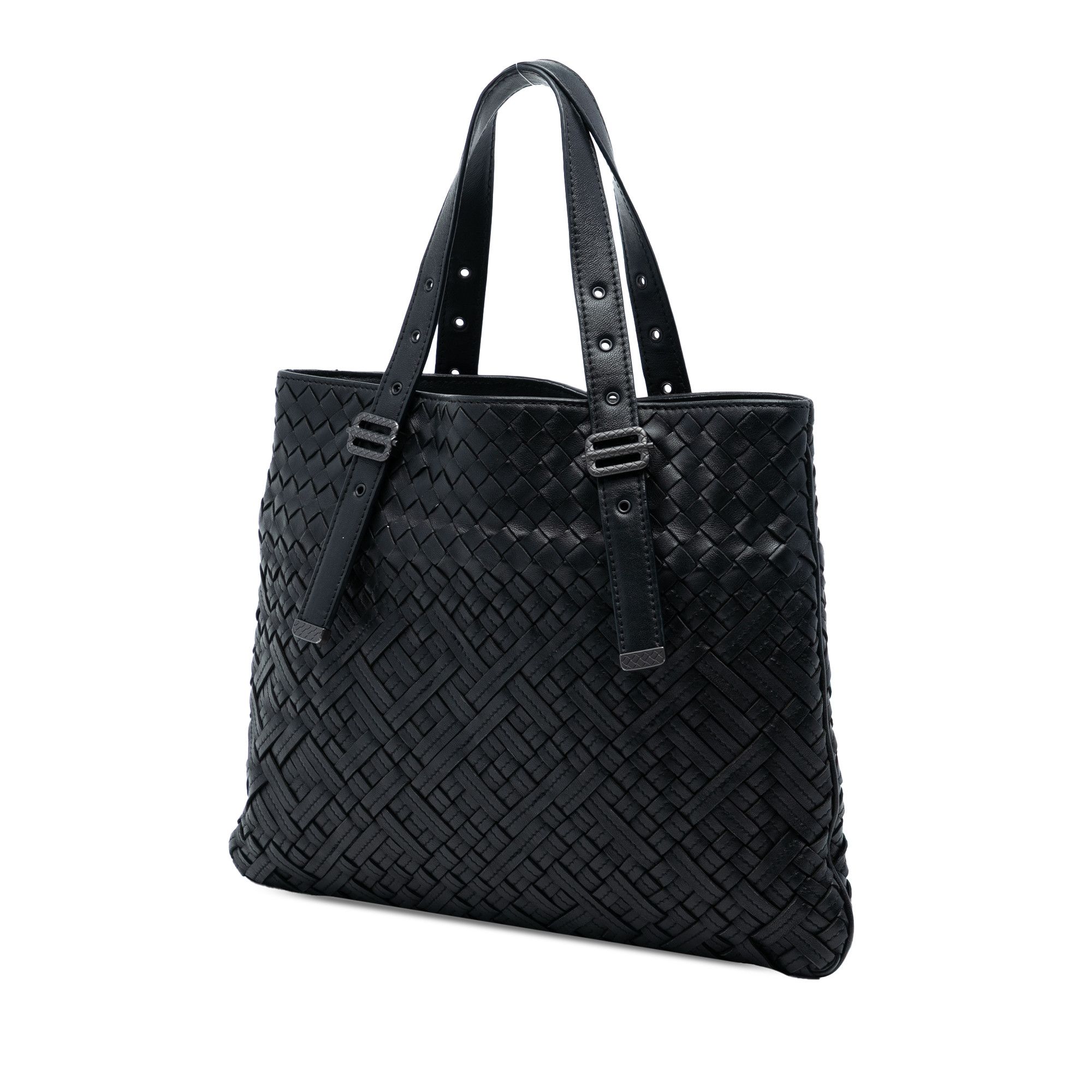 Bottega Veneta Bottega Veneta Nappa Intrecciato Belted Flat Tote Size ONE SIZE - 2 Thumbnail