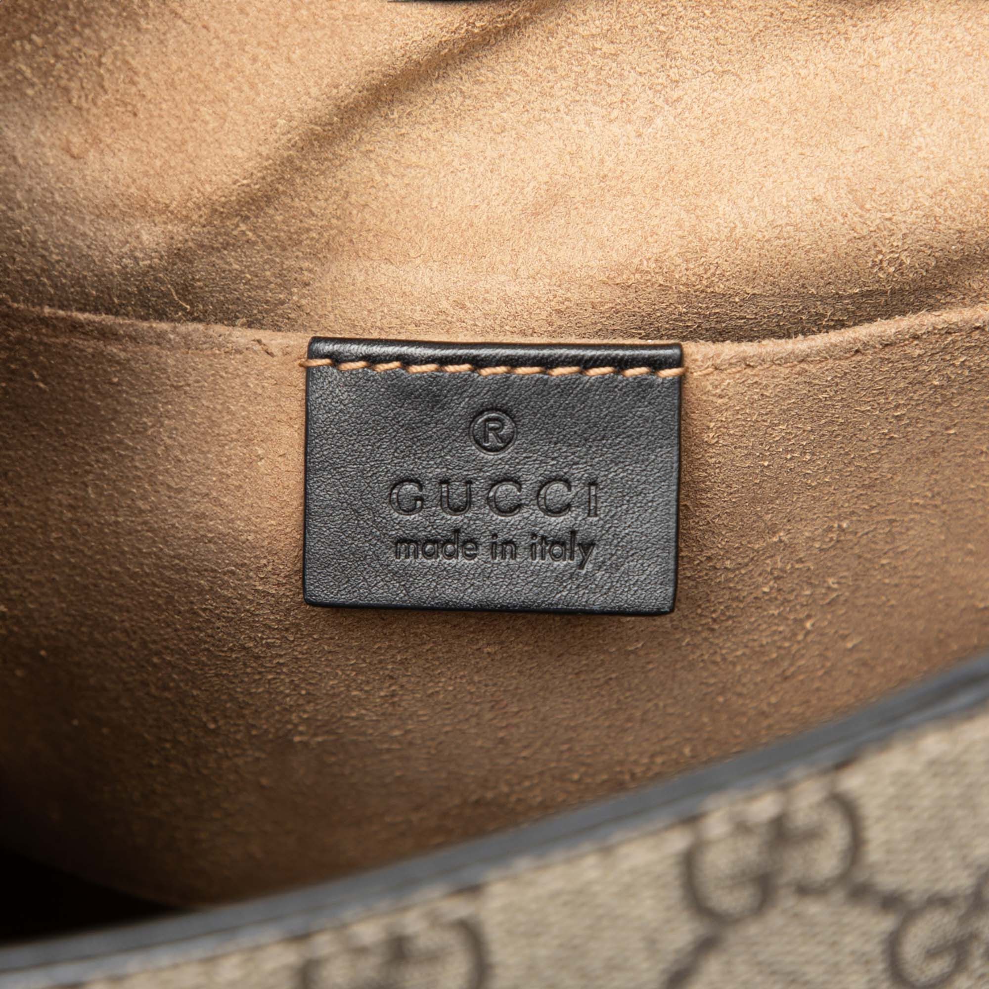 Gucci Gucci GG Supreme Padlock Backpack Size ONE SIZE - 5 Thumbnail