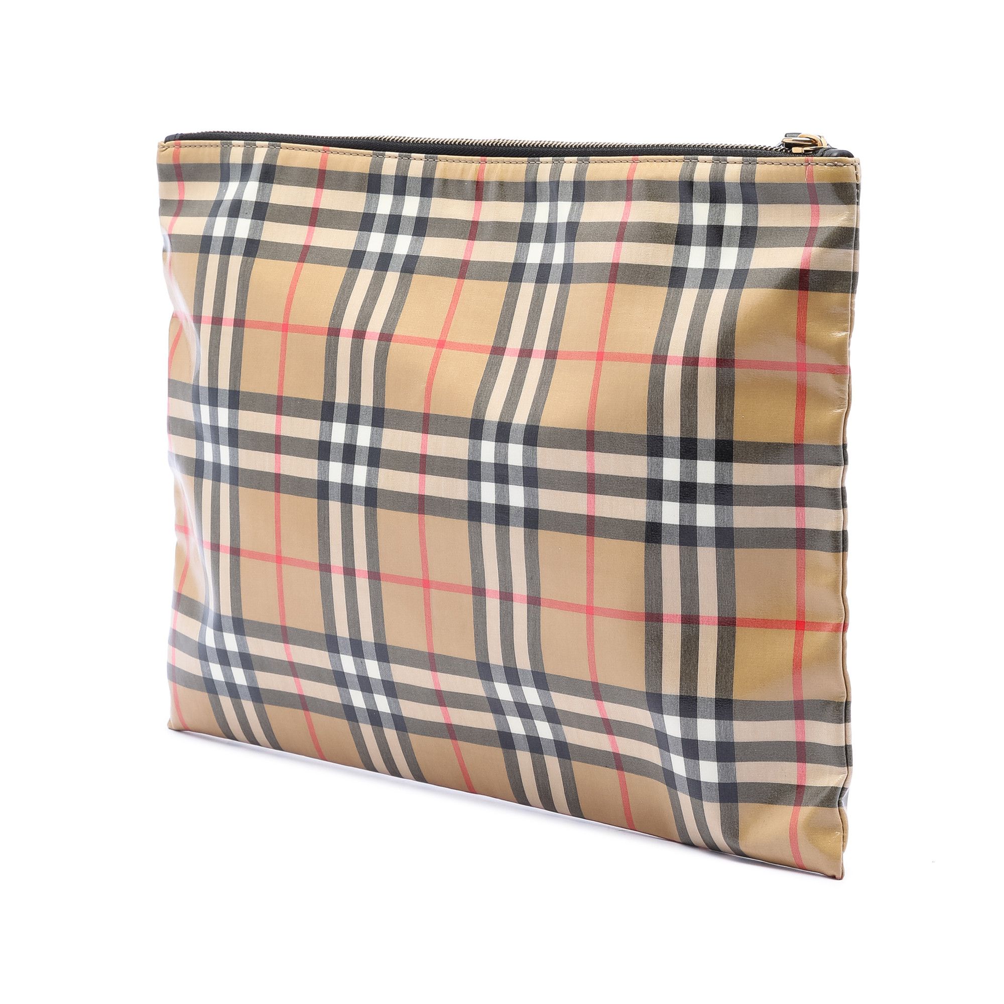Burberry Burberry House Check Coated Canvas Clutch Size ONE SIZE - 2 Thumbnail