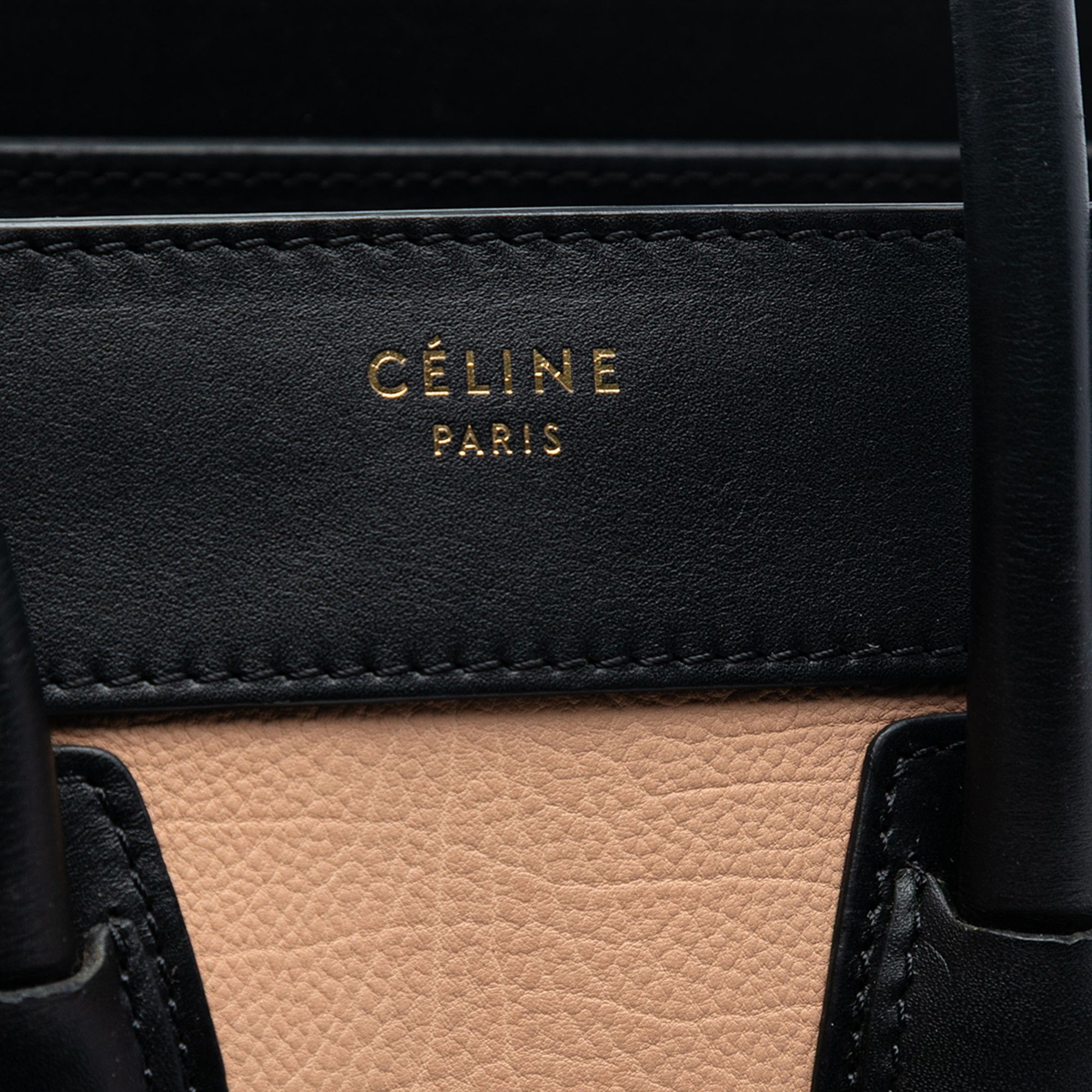 Celine Celine Micro Tricolor Leather Luggage Tote Size ONE SIZE - 5 Thumbnail