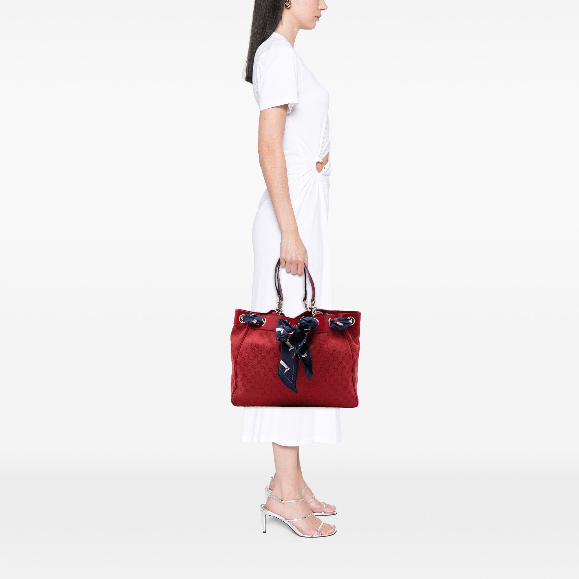 Gucci Gucci Large GG Canvas Positano Tote Size ONE SIZE - 7 Thumbnail