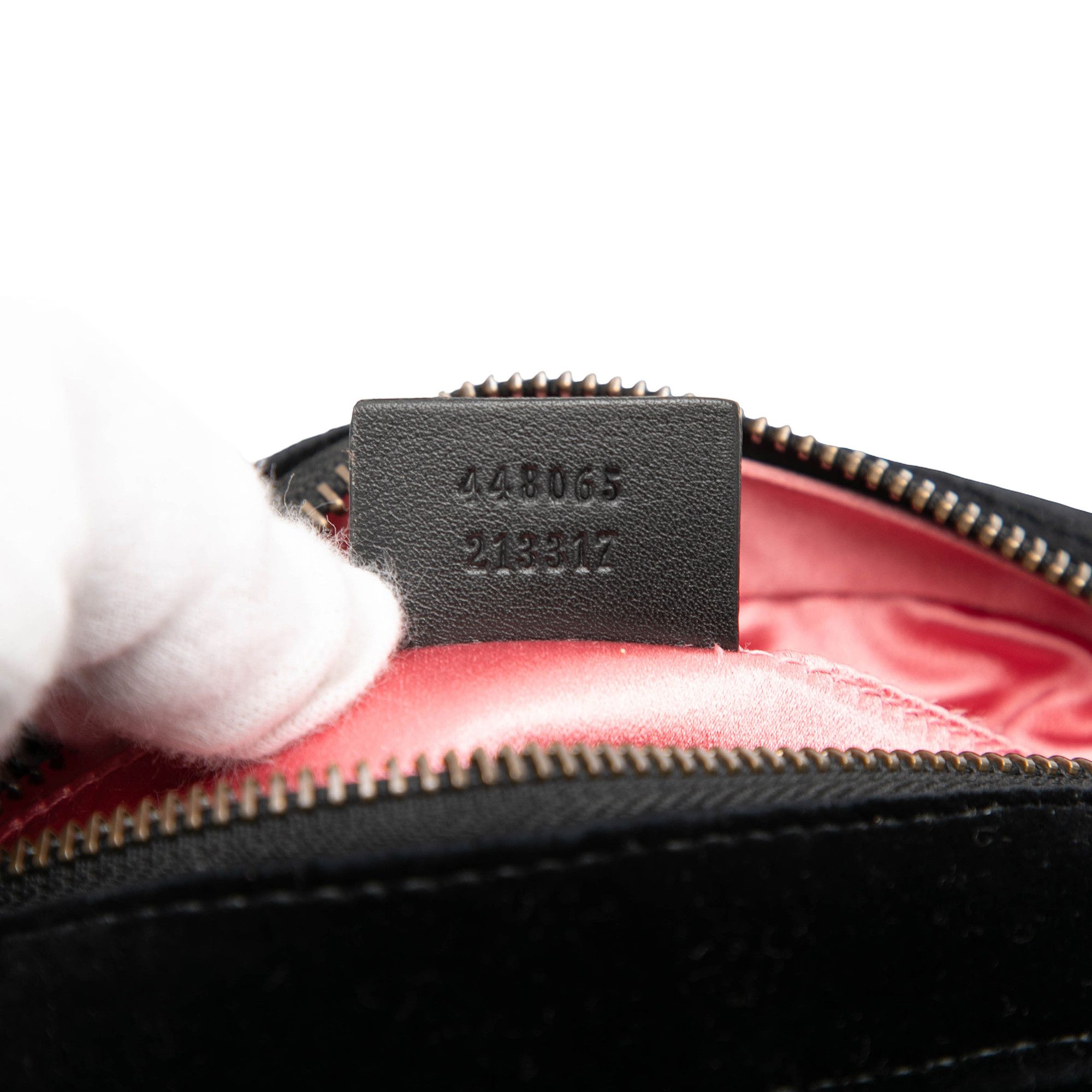Gucci Gucci Mini GG Marmont Crystal Embellished Matelasse Velvet Crossbody Size ONE SIZE - 6 Thumbnail