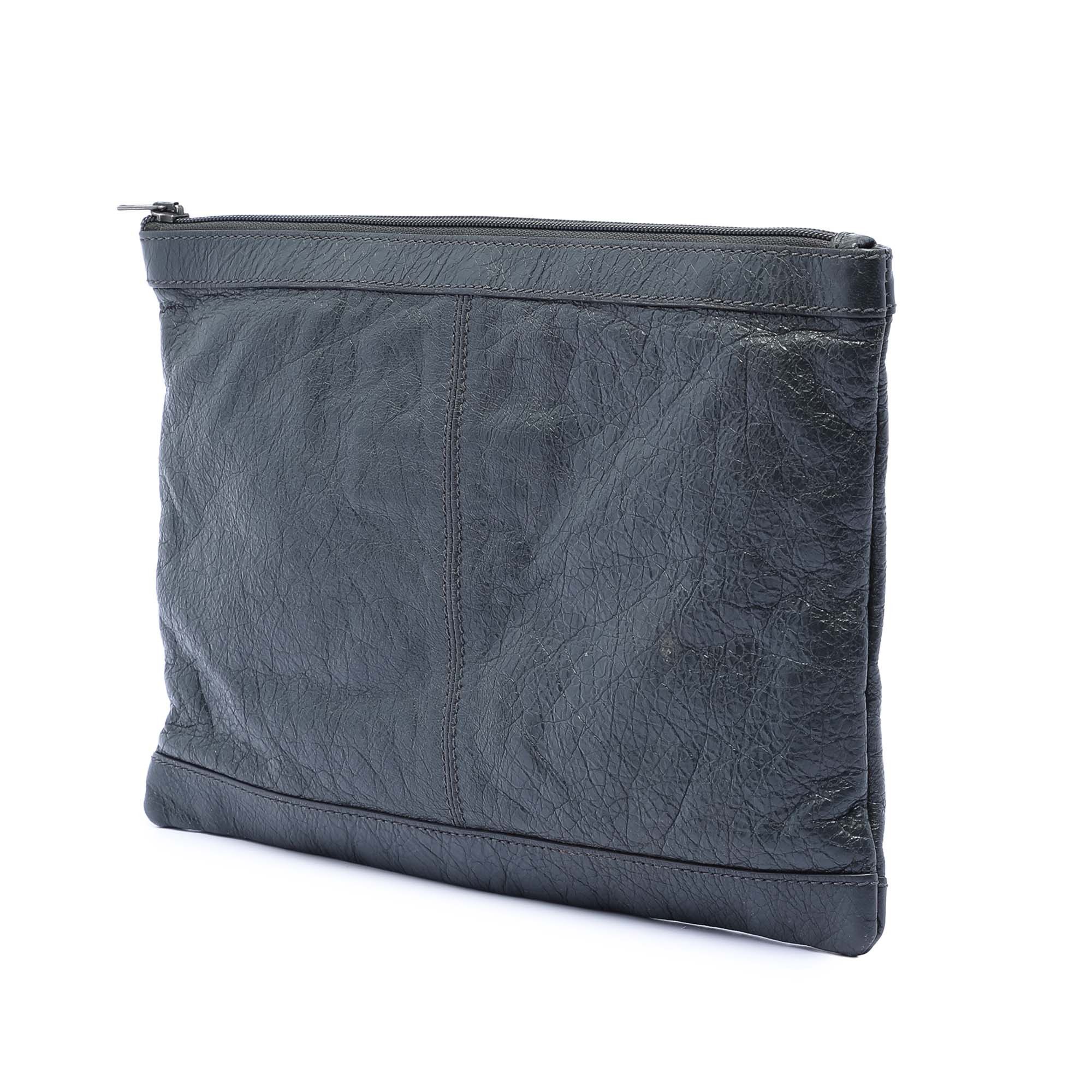 Balenciaga Balenciaga Lambskin Motocross Classic Clip M Clutch Size ONE SIZE - 2 Thumbnail