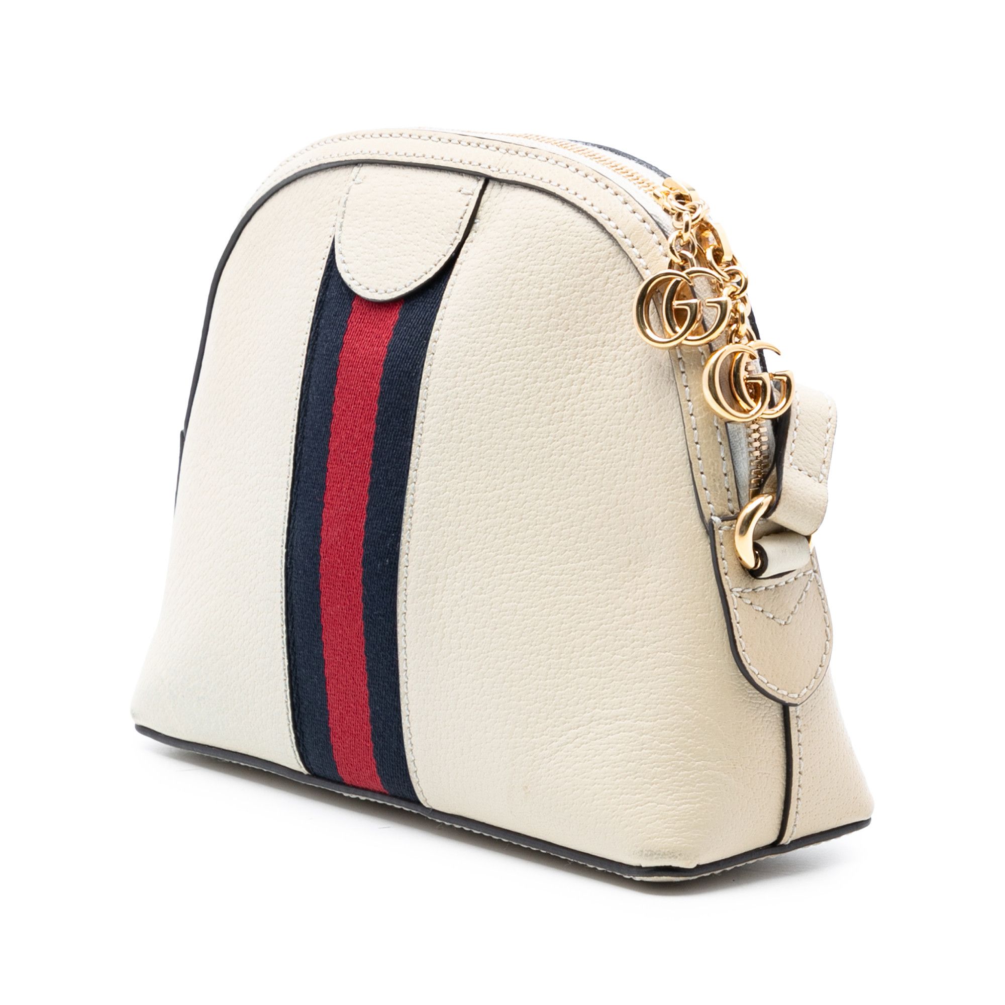 Gucci Gucci Small Calfskin Ophidia Dome Crossbody Size ONE SIZE - 2 Thumbnail